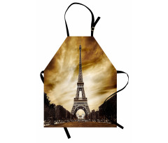 Gökyüzü Mutfak Önlüğü Eyfel Kulesi ve Paris