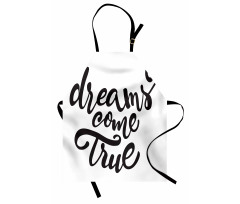 Dreams Come True Lettering Apron