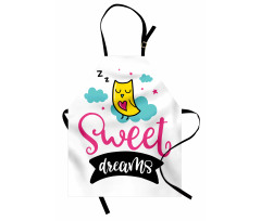 Nursery Sleppy Owl Design Apron