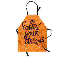 Warm Toned Motivation Design Apron