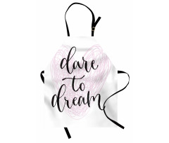 Dare to Dream Words Hearts Apron