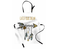 Tribal Arrow with Feathers Apron