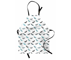 Simplistic Abstract Wings Apron