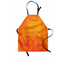 Feather Leaves Triangular Apron