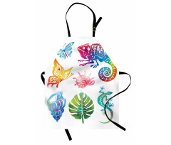 Exotic Fauna and Foliage Apron