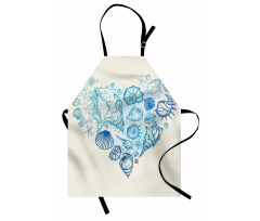 Coastal Design Grunge Heart Apron