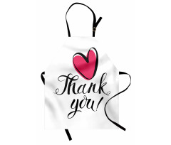 Heart in Bold Love Doodle Apron