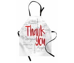 Appreciation Merci Danke Apron