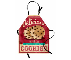 Chocolate Chip on a Poster Apron