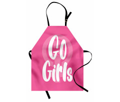 Go Girls Text in Bold Apron