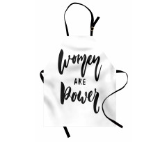 Funky Text Calligraphy Apron