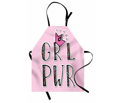 Girl Power in Ornate Apron