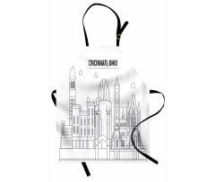 Geometric Drawn Urban Apron