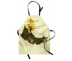 Dramatic Saguaro and Sun Apron