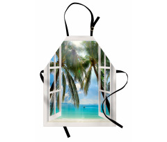 Window to the Exotic Beach Apron