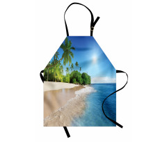 Suuny Ocean Palm Trees Apron