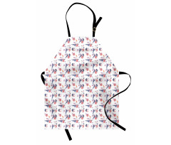 Monstera Leaves and Animals Apron