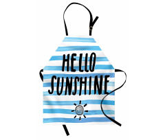 Typographic Stripes Apron