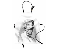 Vintage Sketch of Plato Apron