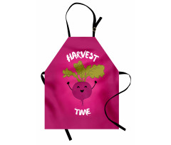 Happy Beet Character Words Apron