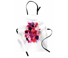 Bouquet of Exotic Flowers Apron