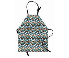 Spring Time Theme Flies Apron