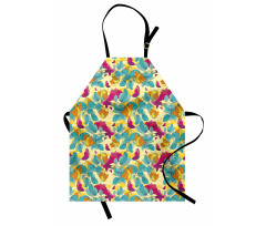 Abstract Leaf Butterfly Apron