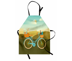 Camping Picnic Themed Bike Apron