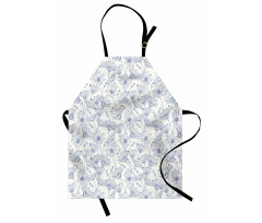 Blooming Asters and Daisies Apron