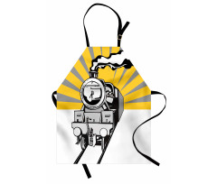 Locomotive Sunburst Effect Apron