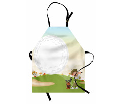 Little Boy Hitting the Ball Apron