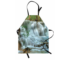 Waterfall Jungle Stream Tree Apron