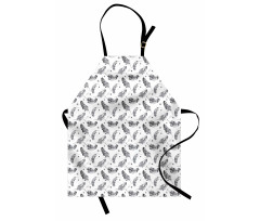 Native Style Quills Grunge Apron