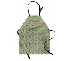 Silhouettes of Petals Apron