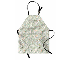 Watercolor Spring Garden Apron