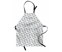 Doodle Fish Marine Life Apron