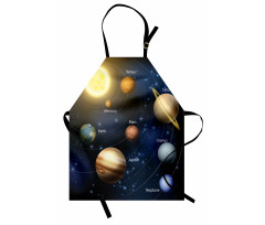 Solar System Planets Apron