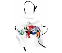 Musical Notes Animal Apron