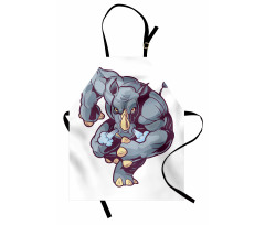 Anthropomorphic Mascot Run Apron