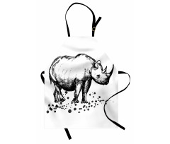 Animal with Paint Splashes Apron