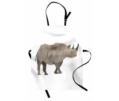 Herbivore Animal Monochrome Apron