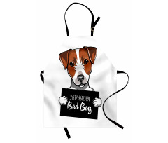 Dog Holding a Sign Apron