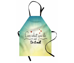 Hearts and Powerful Message Apron