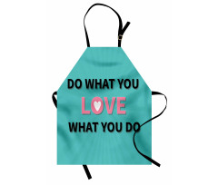 Starburst Lines with Phrase Apron