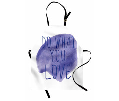 Watercolor Stain Abstract Apron