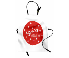 National Day Monochrome Apron