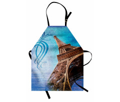 Tilt Shot Eiffel Tower Travel Apron