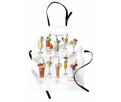 Famous Cocktails Apron