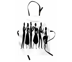 50s Party People Apron