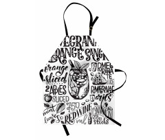 Sangria Sketch Art Apron